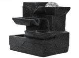 Tabletop Rockery Water Fountain Ornament for Indoor Feng Shui Home Office Table Decoration V1294-YM0901-3111200208811