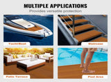 Boat Flooring, EVA Foam Boat Decking 94.5" x 46", Non-Slip Self-Adhesive Flooring, 29.9 sq.ft Marine V952-CBZZFHPMDDZSP166PV0
