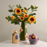 Morandi Painted Ceramic Vase Set Modern Home Decor for Flowers Other Luxury Styles V1107-CS-MLDHPSJT