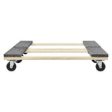 Furniture Dolly, 454kg Each Load Capacity, 2 Packs, 457.2x762mm, 8x76mm PP Swivel Casters, Heavy V952-WGC1830INCHMZV40OV0