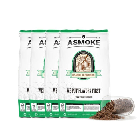 Asmoke 2.5kg X 8 OF 100% PURE APPLEWOOD PELLETS V642-ASMOKE-2.5KG-X-8-(19-KG)-OF- 100%-PURE-APPLEWOOD-PELLETS