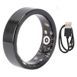 Ring, Water Resistant Health Tracker Ring Multi Movement Modes for Women for Men NO. 13 V1369-AZ3-W-16193
