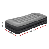 Bestway Air Mattress Single Inflatable Bed 46cm Airbed Black BW-BED-S-46-67401