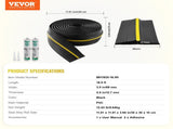 Garage Door Threshold Seal Strip, 16.5 FT Universal Door Floor Seal Strip with Adhesive, V952-MFTDT1J165YC2I8WIV0