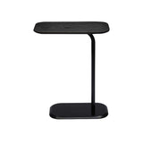 Sarantino Beveled Edge C-Shaped Side Table - Black TBL-NTD-589-19