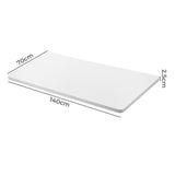 Levede Desktop For Motorised Adjustable Black 140X70CM White DH1048-140-WH