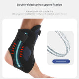 1 Pair Black And Yellow Adjustable Ankle Brace - Compression Support for Running, Sports, and Ankle V888-ELOSUNG21078