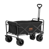 VEVOR Collapsible Wagon, 3 cu.ft Beach Wagon Cart with All-Terrain Wheels, Heavy Duty V952-ZDHYBXSSTCHSFRW7MV0