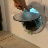 Indoor Cat Flap Door, 21cm/8.27in Opening
4 Locking Modes Magnetic & Weatherproof Thin Door & V1107-CS-EGWTPM47