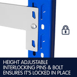 Centurion Pro 1 Bay 1.5M Wide Long-Span Garage Shelving 800kg LS-150