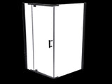 Shower Screen 1200x700x1900mm Framed Safety Glass Pivot Door By Della Francesca V63-829221