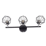 3 Light Track Lighting Kit Rotatable Heads Matte Black Finish Modern Fashionable Ceiling Spotlight V1294-YM0703-3119230081211