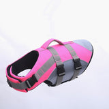 Dog Life Jacket Pet Swim Vest with Rescue Handle Reflective Strips Adjustable Quick Release Buckle V1341-ZY-KAUSYTNE-XL-PINK