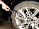Heavy Duty 1/2Inch Joint Handle Flexible Head Socket Wrench with 180 Degree Rotation and Ergonomic V1366-AZ2-W-16746