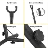 Gardeon Hammock Chair Stand Metal Frame Black HM-CHAIR-STAND-H