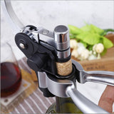 Wine Bottle Opener Corkscrew wine opener Set Including Foil Cutter, Opener Stand and Extra Spiral V1192-AZ-W-15358