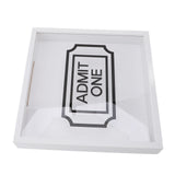 Travel Adventure Archive Shadow Box 29CM Storage Display White Top Loading Shadow Box with Slot for V1294-YM0901-3117240125711