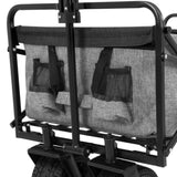 Gardeon Garden Cart with Cargo Net Grey GCT-FABRIC-NET-120KG-GY