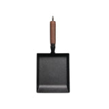 Black Rectangular Nonstick Pan with Flat Bottom, Perfect for Gas Burner Cooking and Easy Food V1370-AZ4-08804