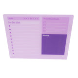 Dry Erase Planner Board Acrylic Desktop Calendar To Do List Schedule Board with Stand for Office V1294-YM0901-3117250051614