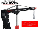 2 Ton Hydraulic Engine Crane Folding Hoist Stand Mobile Lifter Workshop Lift V379-2TFLDCRANE