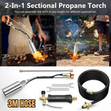 Upgrade Propane Torch Weed Burner with 9.84FT Hose 1,800,000 BTU High-Output AU V201-GAA0321BW8AU