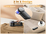 Electric Fabric Shaver & Lint Remover, Rechargeable Portable 3-Speed LED Digital Display Sweater V1192-AZ-W-2836