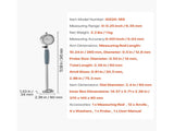 Dial Test Indicator and Bore Gauge Measuring Tool Set, Dial Indicator 0.03 Accuracy, 50.8-152.4 V952-NJCLGJGJDNJBWDXZQ001V0