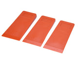 3pcs 8in Felling Wedges Spiked Plastic Safe Logging Tools for Chainsaws Tree Cutting V1294-YM0523-3111210402711