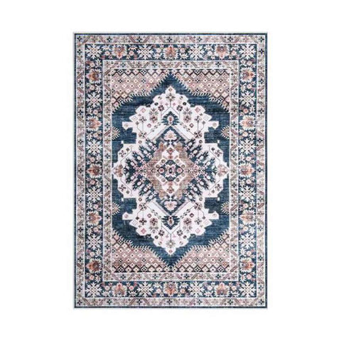 Artiss Floor Rug 240x340cm Large Washable Persian Area Rug Living Room Carpet FLR-4857-240X340-BL