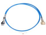 CGA320//TR21-4 Soda Hose Adapter 50in CO2 Gas Cylinder Refilling Connector Accessory Blue V1294-YM0901-3113210023711