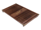 Kungfu Tea Tray Chinese Gongfu Tea Tray Drainage Water Storage Wood Tea Table with Drain Pipe Light V1294-YM0703-3118230040212