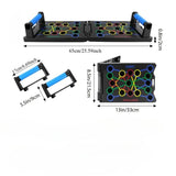 Multifunctional Folding Push-up Board, Home Fitness Push-up Stands, Versatile Home Exercise V1106-ZDFWCB001