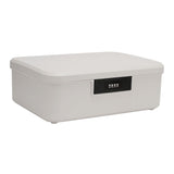 Password Storage Box 16L Capacity Compartment Design File Storage Case Document Organizer with V1294-YM0901-3117240201412