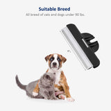 Cat Dog Shedding Tool, Pet Deshedding Brh, Professional Grooming for Short Medium Long Hair Cats and V1258-DP02-F-543