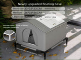 Small Size Elevated Indoor/Outdoor Pet Shelter Waterproof, Insulated for All-Season Warmth V888-ELOSUNG39052