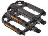 SWETRACE 2Pcs Flat Bike Pedals Carbon Steel Replacement for Road and Mountain Bikes Black V1189-LWWAL-20260327-03710