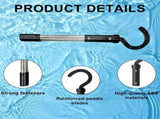 Hook Robot Pool with Stainless Steel Telescopic Handle Net, 5 Sections with 1 Towel Brush and Robot V1237-MS-626-179