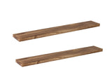 Levede 2Pcs Floating Shelves Wall Mounted Large BO1024-L