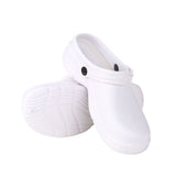 Unisex Garden Clogs with Strap Waterproof & Lightweight EVA Shoes Anti-slip Nursing Slippers Women V1294-YM0901-H33412W-37