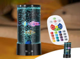 LED Fish Lamp with Remote Control, Multicolor Changing Aquarium Light, Mini Bubble Lamp for V1370-AZ4-19787