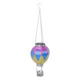 Hot Air Balloon Solar Lantern Iron Portable Hanging Outdoor Decorative Lantern Lamp for Patio Garden V1294-YM0901-3111240202611