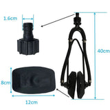 Outboard Muff Motor Flusher Boat Cleaning Engine Marine Tool Water Kit Ears Flow Bootsmotor Dual V1369-AZ3-W-12695