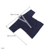 Loose Fit Japanese Chef Jacket for Professional Kitchen and Culinary Workwear V1192-AZ-W-29803