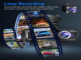 Three-camera dash cam C309, equipped with dual fronts, an interior and a reversing V1105-YAXCJLY-01