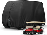 Heavy Duty 420D Oxford Golf Cart Cover with PU Coating, Waterproof Windproof UV-Resistant Storage V1341-ZY-CCG3UJ8K-F-420D
