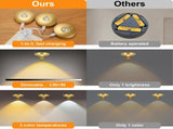 Rechargeable Picture Lights, 6 Pack Gold Wireless Art Lights with Remote and Touch Control, 3 Colour V1171-CC-BOM001350