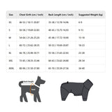 Dog Winter Coat with 4 Legs, Warm Windproof Thermal Dog Jacket, Soft Pullover Dog Pajamas Jumpsuit V1366-AZ2-W-16639