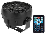 12LED Chips Spotlight RGB Sound Control Stage Light with Remote Control for Party KTV V1294-YM0901-3119200161711