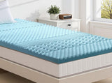 Giselle Bedding 5cm Memory Foam Mattress Topper 7-Zone King Single MATTRESS-TOP-7Z-5-BL-KS